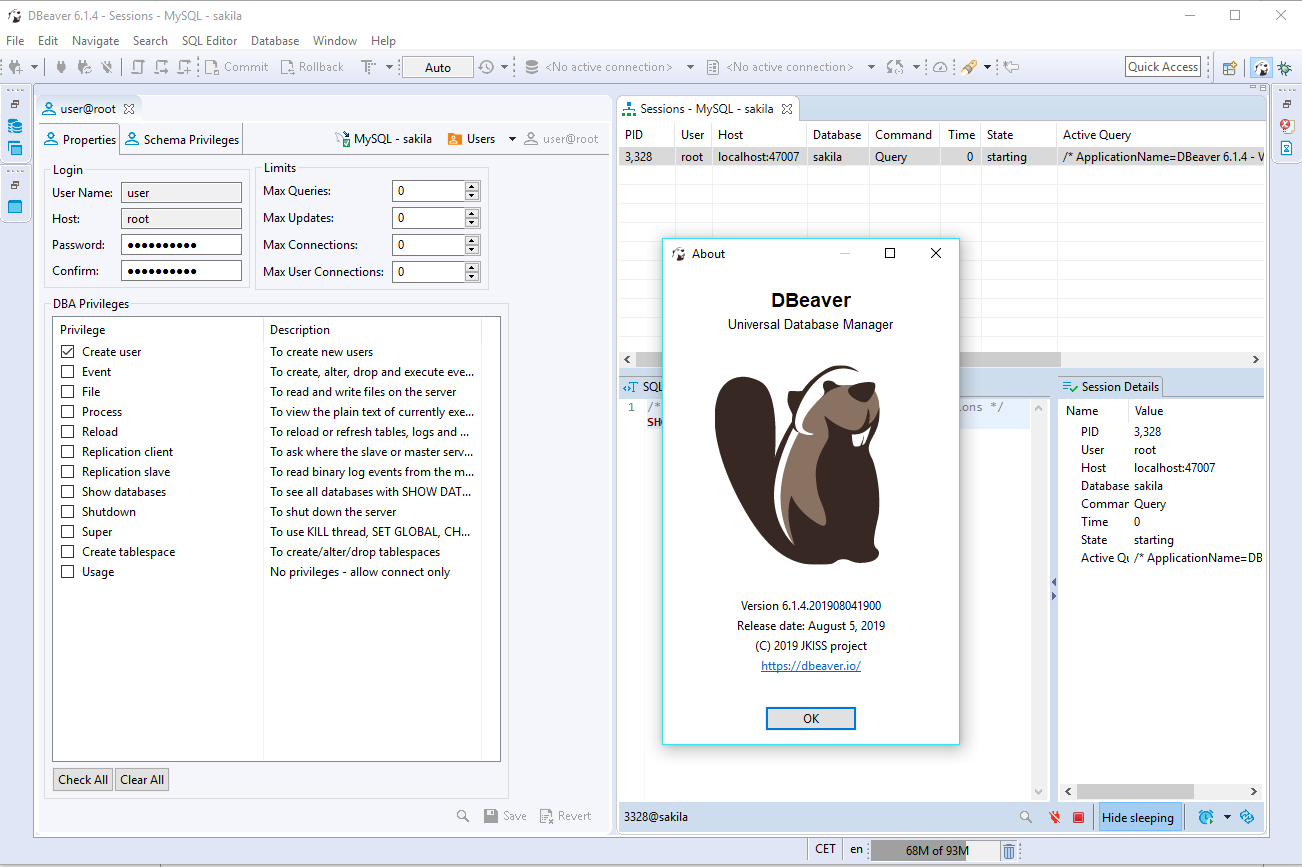 Screenshot 4 of DBeaver CE